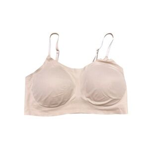 EBY Women’s Size Large Nude Seamless Support Bralette EUC